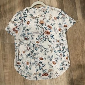 Floral Blouse Loft Outlet